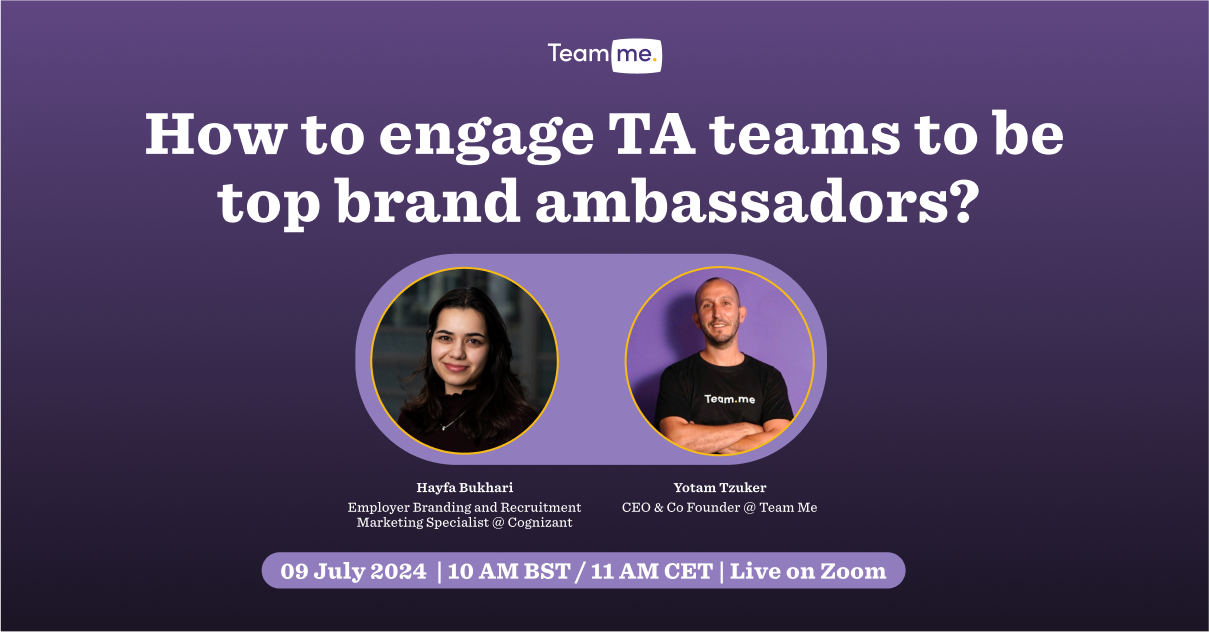 How to Engage TA Teams to Be Top Brand Ambassadors
